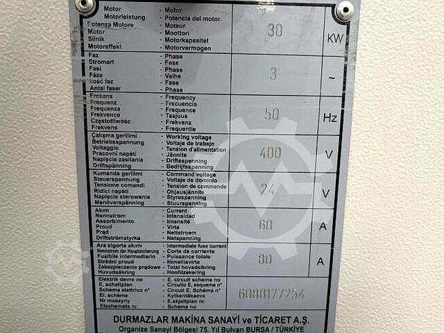 Mašinske makaze za lim Durma SBT 3013, 2017. godište Durma SBT 3013
