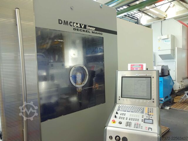 Lóðrétt CNC vinnslumiðstöð Deckel Maho DMC 64V linear