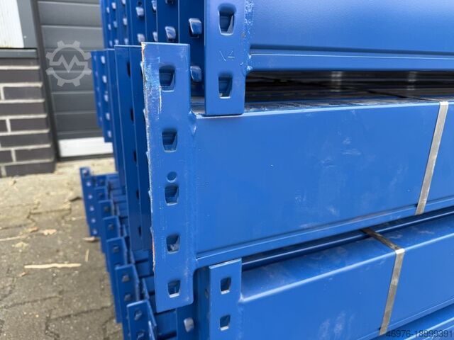 Sistema de estantes de paletes para armazém de prateleiras altas SSI Schäfer PR600 / 22,30 lfm. / St.: 3.000x1.050 mm / Tr.: 3.600 mm