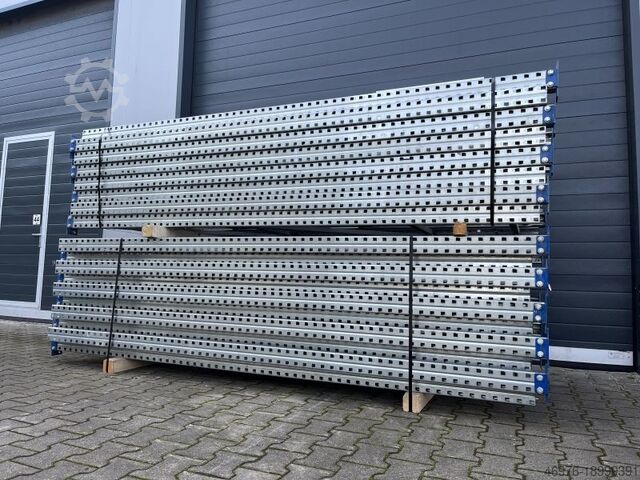 Sistema de estantes de paletes para armazém de prateleiras altas SSI Schäfer PR600 / 22,30 lfm. / St.: 3.000x1.050 mm / Tr.: 3.600 mm