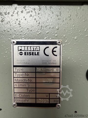 Frēzes uzgalis Pressta Eisele AKF 250