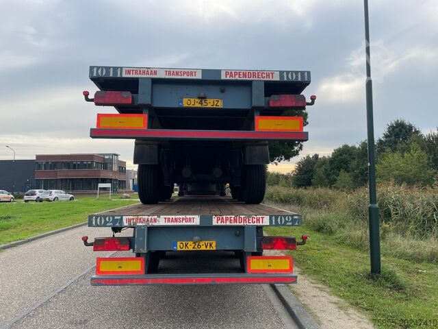 Zwiastun platformy Haan OPL45 Heavy Duty / Rungen-Potholes /BPW / 2x Li...