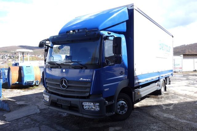 Plattewagen met zeil MERCEDES-BENZ 1227 L AHK