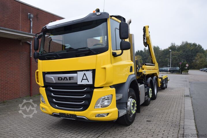 Tippbil Daf CF 450 Meiller Absetzkip. Vorlauf. Lenk Funk