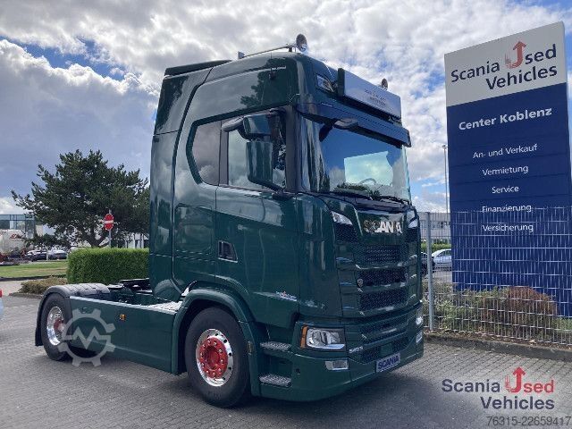 खतरनाक सामग्री ट्रक Scania S 540 - HIGHLINE - PTO - LEDER - ALCOA - ADR AT