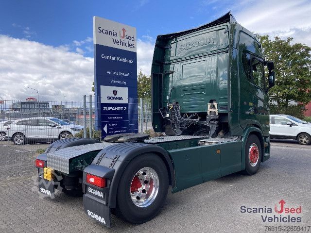 खतरनाक सामग्री ट्रक Scania S 540 - HIGHLINE - PTO - LEDER - ALCOA - ADR AT