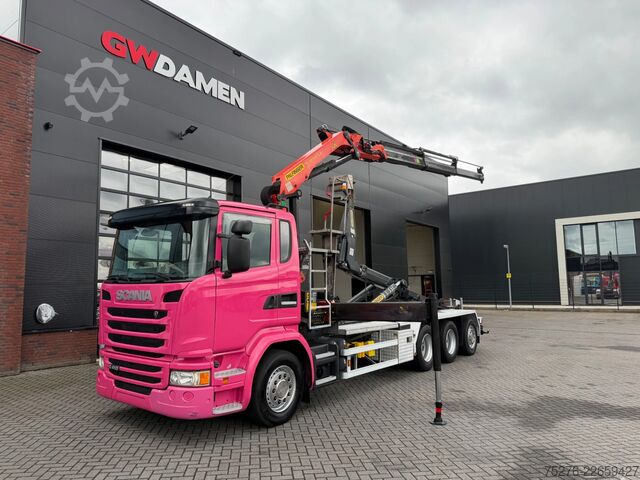 ระบบแขนตะขอ Scania G410 8x4 Haaksysteem / kraan Euro 6 Retarder