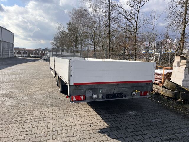 Treler terbuka Humbaur HBTZ 137224  14,4 t Tandem- Pritschenanhänger- Tieflader