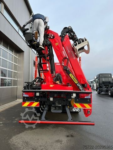 Φορτηγό μεταφοράς ξυλείας MAN TGS 33.510 BB 6x6/PLATTFORM/KRAN EPSILON Q150Z