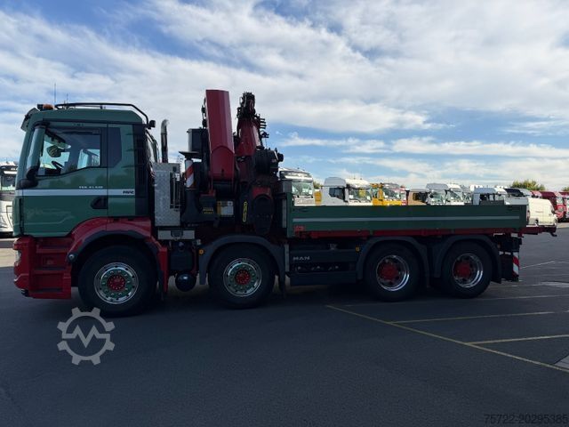 トラック搭載型クレーン MAN TGS 41.510 8x4 mit Palfinger 58002 Kompl. Zug