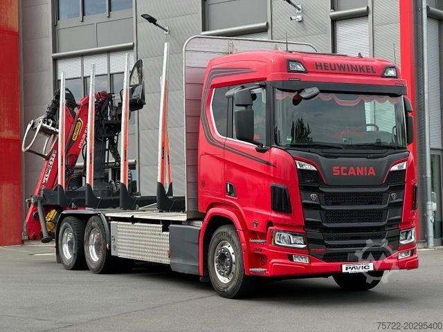 Autocarro forestale SCANIA R580 6x4 Kurzholz Epsilon M12Z