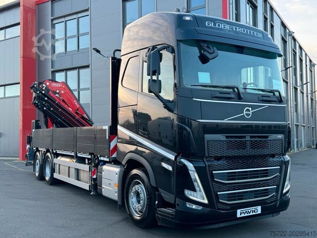Autokran VOLVO FH 500 6x2 Container-Pritsche/FASSI 545RA.2.28
