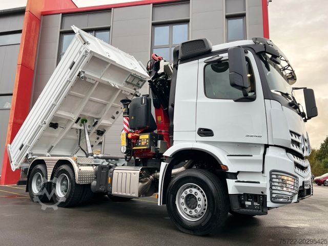 ืืฉืืืช ืื ืืฃ ืชืืช-ืฆืืืืช MERCEDES-BENZ AROCS 3348 6x4 Dreiseitenkipper FASSI F255A