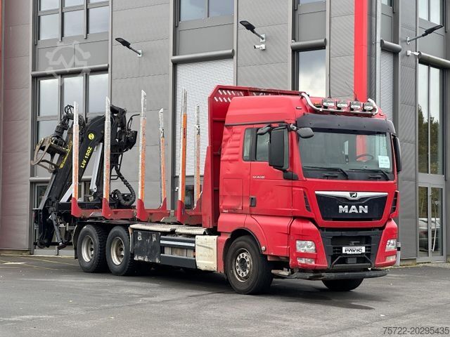 Autocarro forestale MAN TGX 26.500 6x4 BL Kurzholz TajfunLIV 150Z 9,6