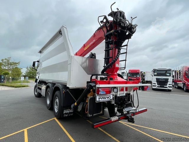 원목 운반 트럭 MAN TGS 28.480 6x4-4 Kran EPSILON Q170L115 MULDE