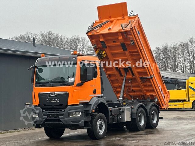 Camion-benne tricar MAN MAN TGS 33.470 Meiller-DSK *Bordmatic*
