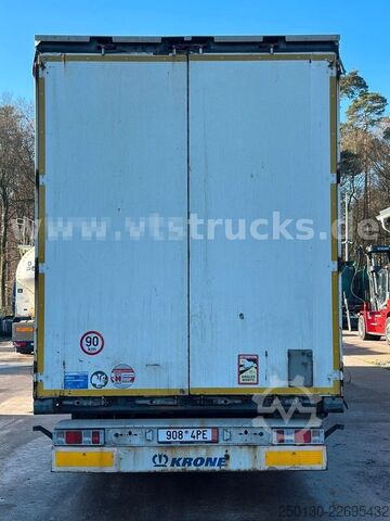Semi-remorque bâchée KRONE SD  Pritsche + Plane Edscha-Verdeck Mega