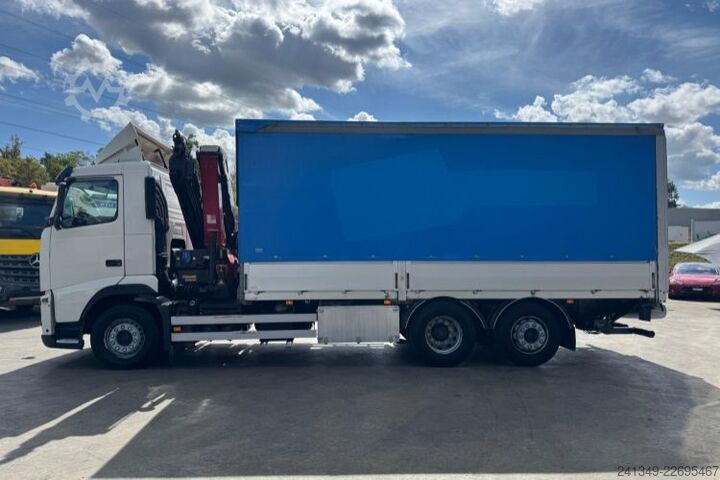 Krautuvas sumontuotas ant sunkvežimio VOLVO FH-460 6x2 HMF2420-7