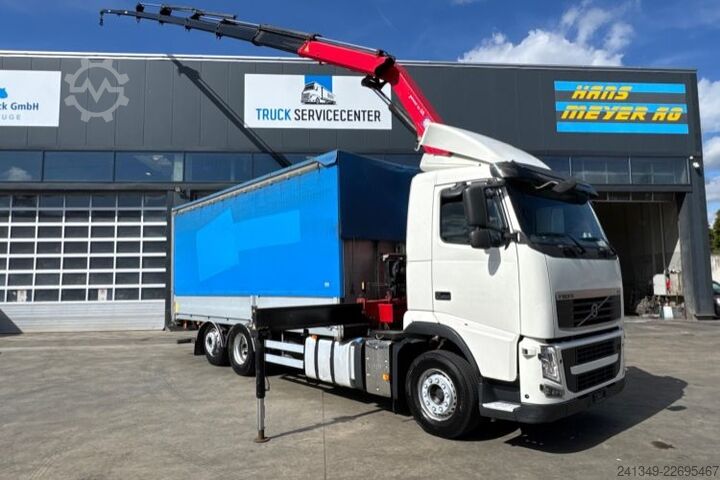 Krautuvas sumontuotas ant sunkvežimio VOLVO FH-460 6x2 HMF2420-7
