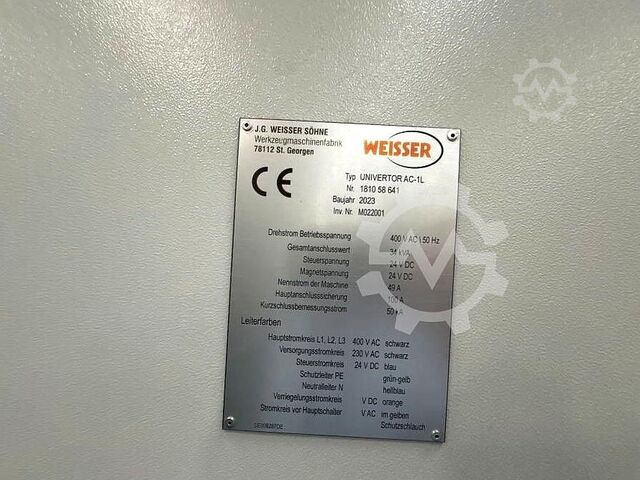 токарный станок с ЧПУ WEISSER Univertor 8C