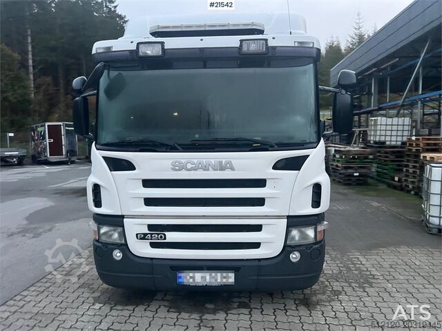 Šasija s vozačkom kabinom Scania P420 6x2 chassis w/ lift repair object