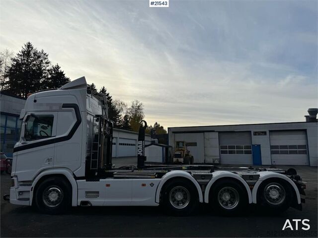 후크 암 시스템 Scania R660 8x4 Hooklift WATCH VIDEO
