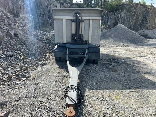شاحنة قلابة Maur car body 3 axle tow trailer