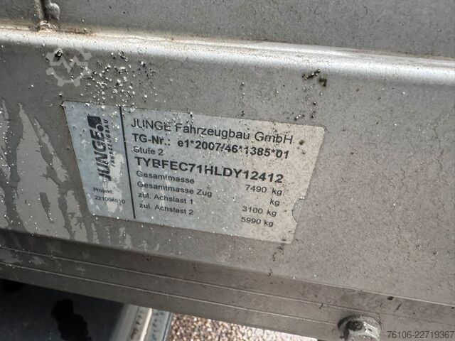 ボックスバン FUSO Canter 7C18 Koffer mit Ladebordwand *Klima*