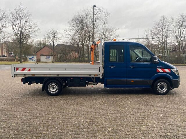 Pick-up varevogn MAN TGE 3.180 Pristche mit Kran *Doppelkabine*Ahk*