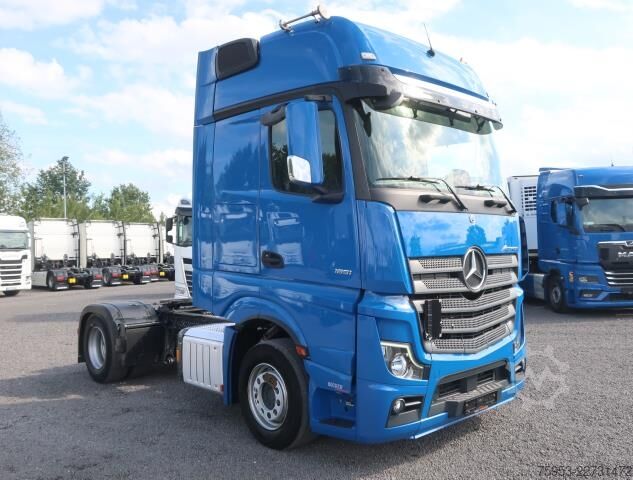 मानक ट्रैक्टर यूनिट Mercedes-Benz 1851 LS Actros Gigaspace Retarder Standklima PTO