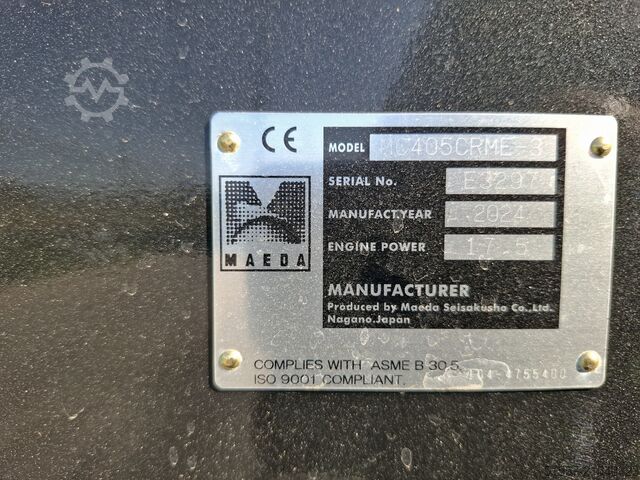 гусеничный кран Maeda MC405C-3 Spider Crane | 2024 | 121h