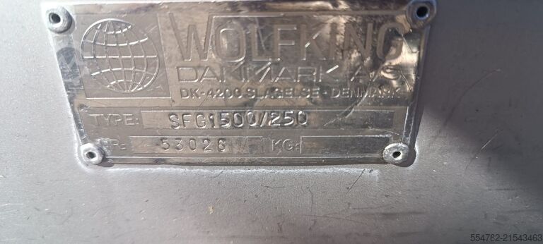 Köttbearbetningsmaskin WOLFKING SFG 1500/250