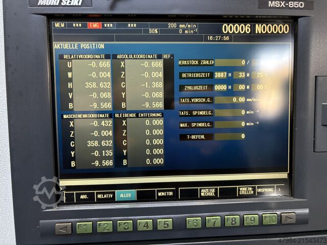 CNC torna tezgahı MORI SEIKI NL 2000 Y/500
