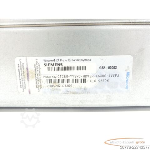 Komponent Siemens Simatic IPC627C / 6ES7647-6CB00-1AA0 Industrielles Box-PC SN SVPC7851972