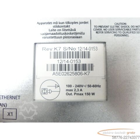 Komponent Siemens Simatic IPC627C / 6ES7647-6CB00-1AA0 Industrielles Box-PC SN SVPC7851972