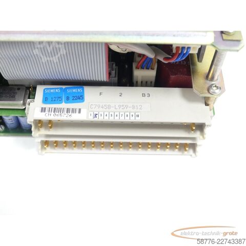 组成部分 Siemens Simatic S5 CP580 6ES5580-3UA12 Baugruppe Version 1