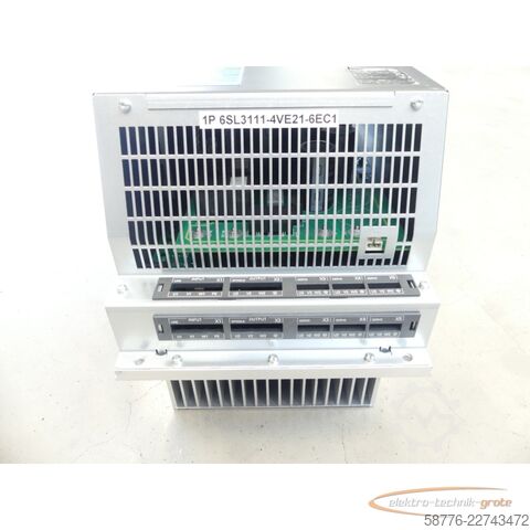 组成部分 Siemens SINAMICS 6SL3111-4VE21-6EC1 SN: ZVPG4370136 generalüberholt mit 12 Monaten Gewährleistung! -