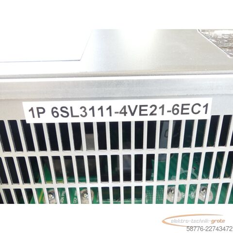 组成部分 Siemens SINAMICS 6SL3111-4VE21-6EC1 SN: ZVPG4370136 generalüberholt mit 12 Monaten Gewährleistung! -