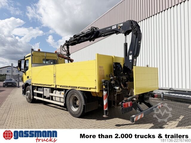 স্ট্যান্ডার্ড ট্রাক্টর ইউনিট Mercedes-Benz Antos 1832 L 4x2, Heckkran Hiab 111BS-3 HiDuo,