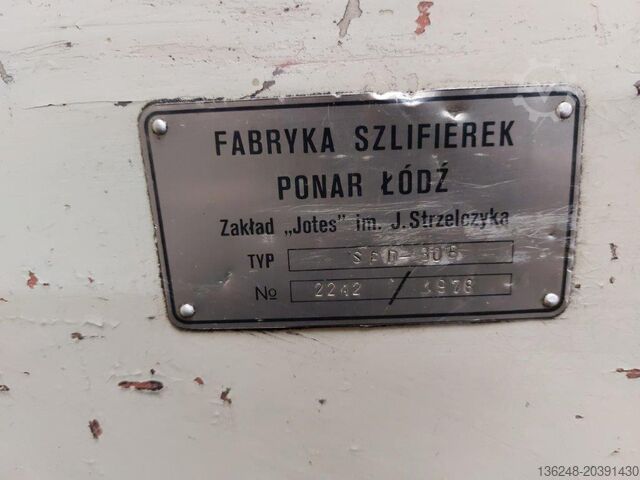 Επιπεδοτριβείο τύπου SPD-30b για Fabryka Szlifierek "Ponar-Łódź" SPD-30b