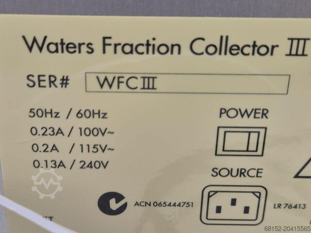 Воды Waters fraction Collector 111 chromatography sy... Fraction Collector 111