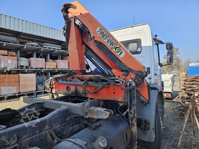 Sklápač Mercedes-Benz 1828 BB Meiller Kipper Kran PK 9501