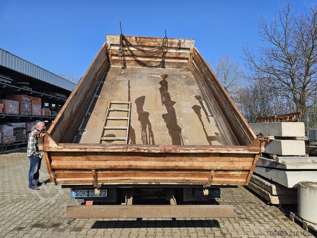 Sklápač Mercedes-Benz 1828 BB Meiller Kipper Kran PK 9501