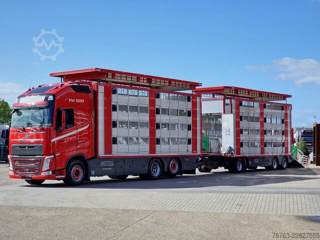 Μεταφορά βοοειδών Volvo FH 13.500 6x2 - Livestock 4 deck Finkl + Finkl ...