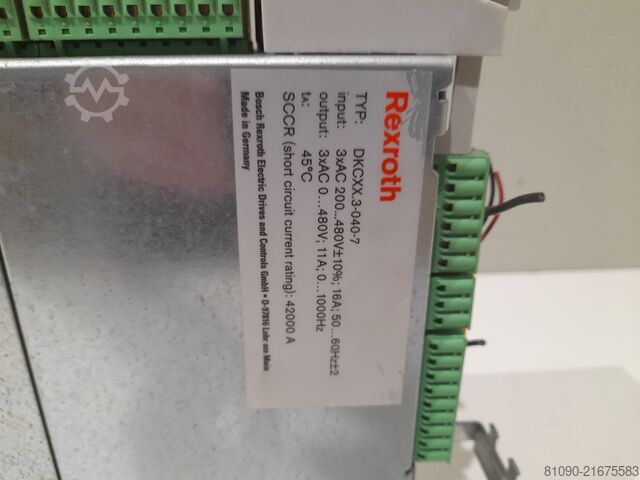 REXROTH drive DKC11.3-040-7FW REXROTH R911279433