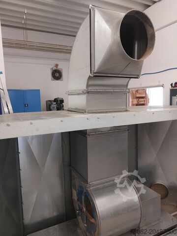 Dinding semprot lamela dengan hisap kabut cat NESTRO NFW 2515