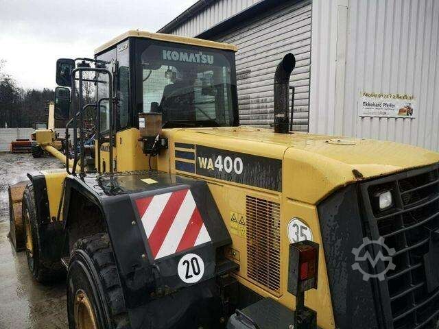Φορτωτής τροχών Komatsu WA 400 Radlader Waage Zentralschmierung