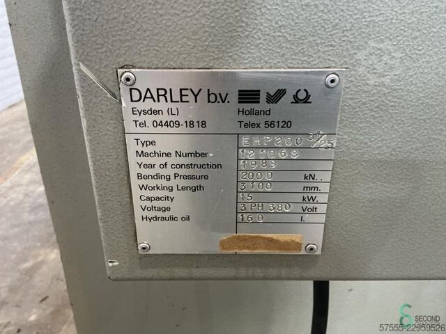 Kantpress Darley EHP 200, 31/25 1989 Darley EHP 200, 31/25