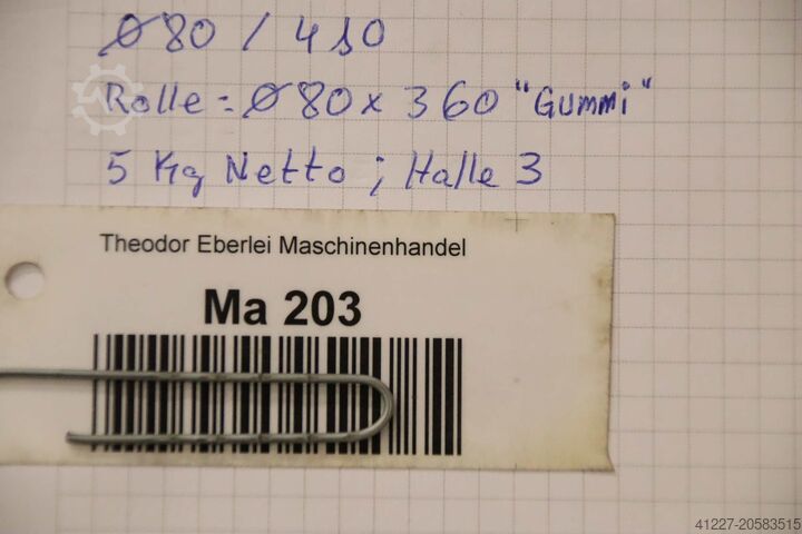 بكرات الحزام الناقل بكرات النقل unbekannt Ø 80 x 360 mm