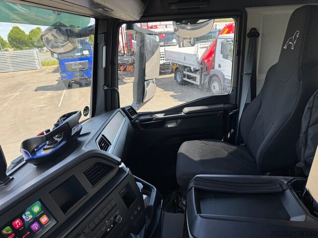 Camion-benne avec grue MAN TGS 28.440 6x4-4 BL 2-Seitenkipper Fassi F235 Kran